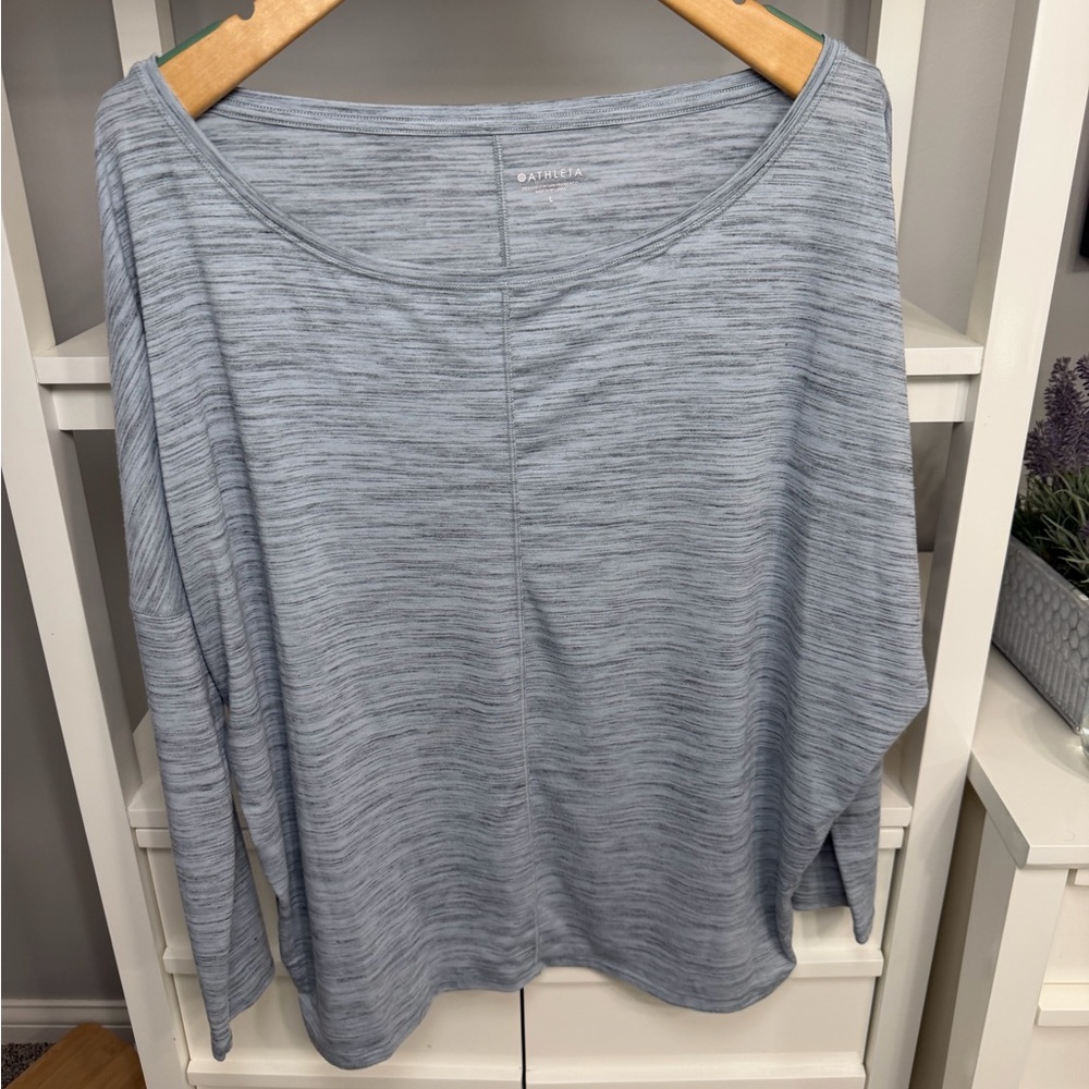 Athleta Women's Gray Long Sleeve Top